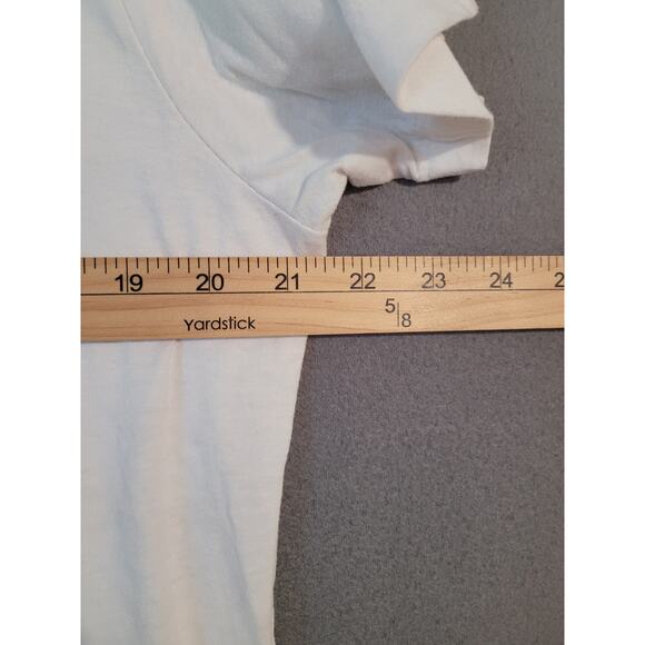 Y2K Ed Hardy Gold Tiger Logo Tee White Vintage Large Retro Scene Emo - Picture 7 of 10